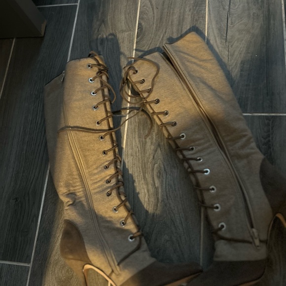 Lace up knee boot Oscar de la renta - Picture 2 of 2